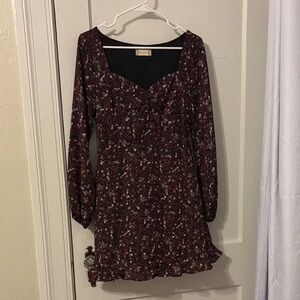 Altar’d State Floral Long Sleeve Dress